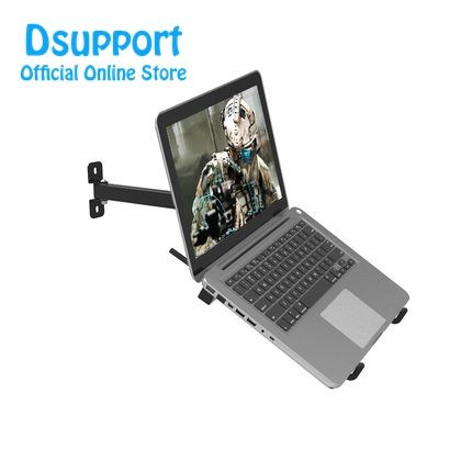 Foldable Wall Mount 17-27 Inch Laptop Holder One Arms Full