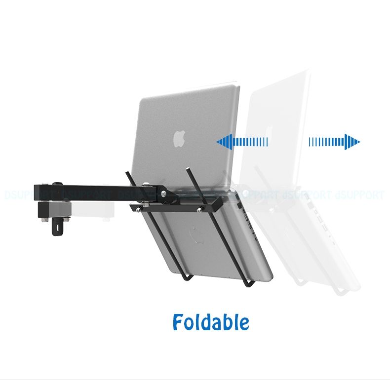 Foldable Wall Mount 17-27 Inch Laptop Holder One Arms Full