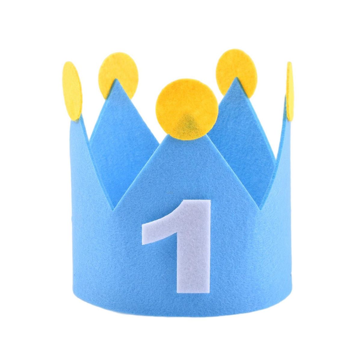Baby Birthday Crown Kids Baby Birthday Party Hat Blue