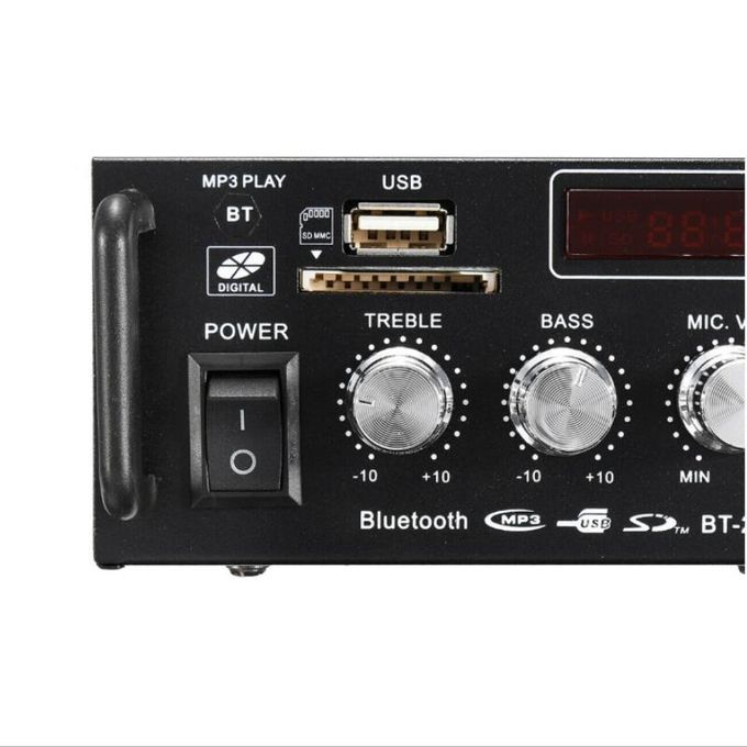 Car HiFi Stereo Audio Power Amplifier Mini Digital Bluetooth