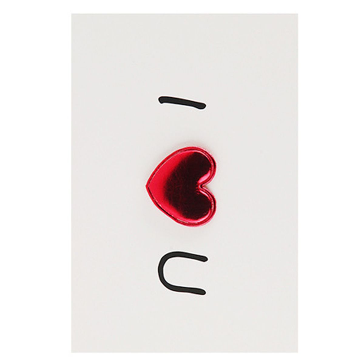 Faux Leather Love Invitation Greeting Card Postcard-#3