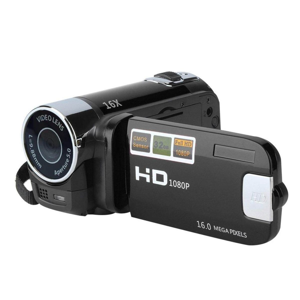 LEBAIQI 2.7 Inch TFT LCD HD 720P Digital Video Camera Camcorder 16x Zoom DV Camera