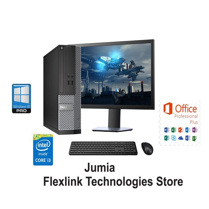 OptiPlex 3020 SFF, Core I3 Win 10pro 8GB Ram, 500GB HDD, MS Office 2016 Pro 22