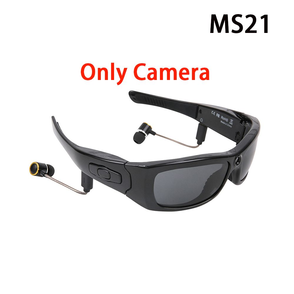 1080P HD Riding Bluetooth Sunglasses Camera Audio Video Recorder Multifunctional Sports Mini DVR Camera DV Suport Hidden TF Card-Style 2 Camera