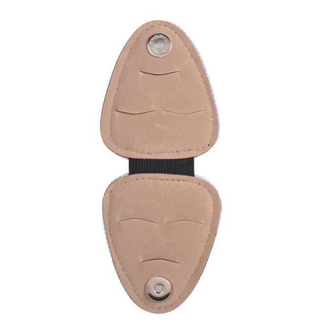 Guitar Picks Holder Case Bag PU Synthetic Leather With 6pcs