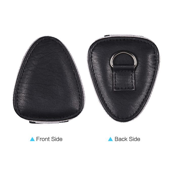 Guitar Picks Holder Case Bag PU Synthetic Leather With 6pcs