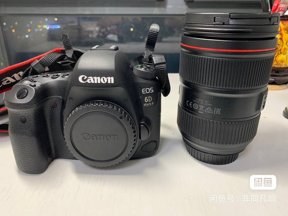 Canon EOS 6D Mark II DSLR Camera With 24-105mm Lens Wifi 4K HD Professional Camera With Carrier Bag