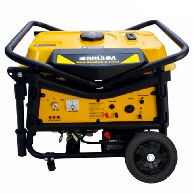 2.7KVA Gasoline Generator (BRG-3000KS) - Electric Start