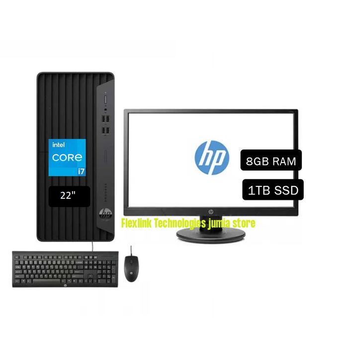 PRODESK 400G7 MT INTEL COREI7, 1TB, 8GB RAM,Win11 Pro & Ms Office 2016 Pro PLUS 22 