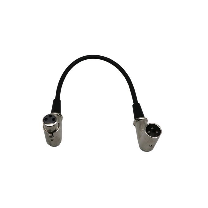 Microphone Lead Mic Cable XLR Right Angle Male To Female Extension