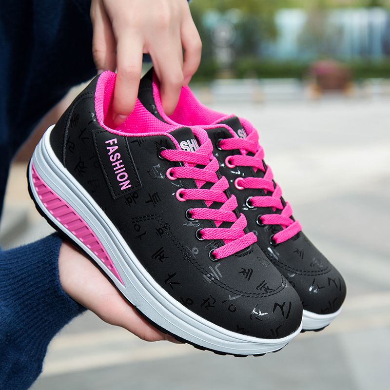 2022 Ladies Fashion Casual Sneakers - Black