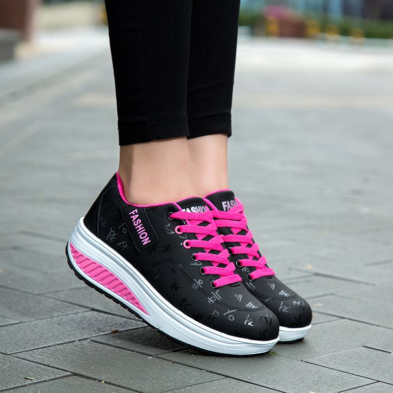 2022 Ladies Fashion Casual Sneakers - Black
