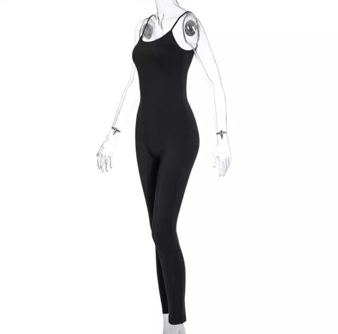 Black Sexy Female Jumpsuit Suit