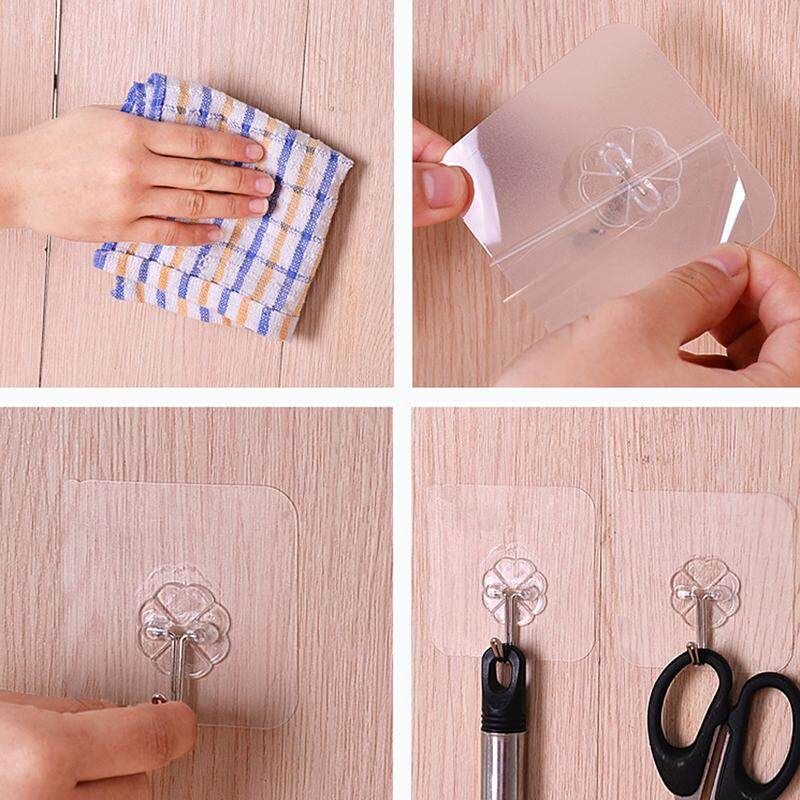10Pcs Self-adhesive Storng Sucker Wall Hanging Hooks