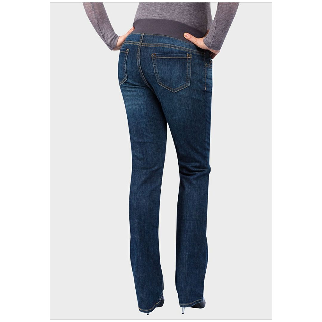Mfed Maternity Elastic Band Boot Cut Jeans