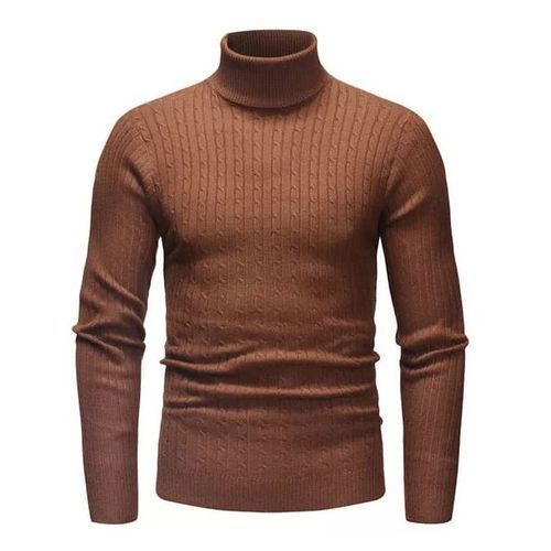 Men/Women Turtle Neck Top Brown - 1 SIZE FIT ALL