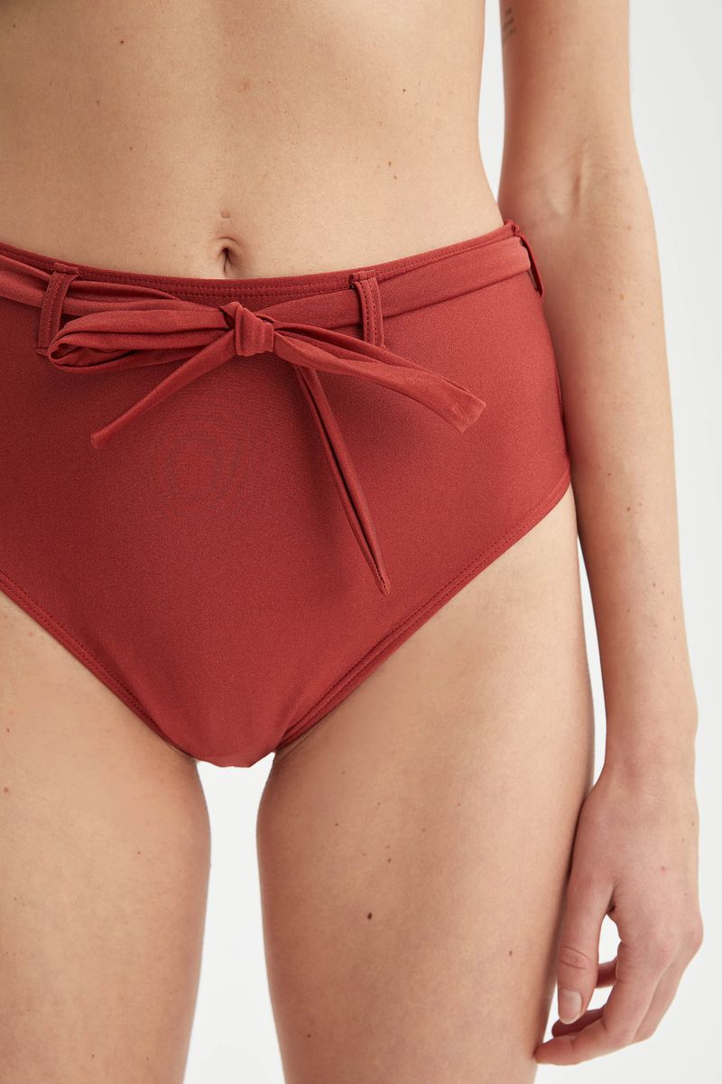 Woman Regular Fit Bikini Bottom - Orange