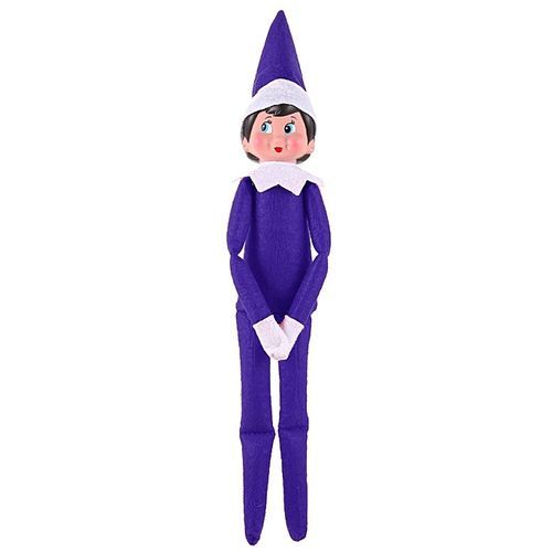 Kids Adults Unisex Toys Cute Plush Small Model Doll-Purple Girl