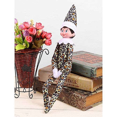 Kids Adults Unisex Toys Cute Plush Small Model Doll-Leopard Girl