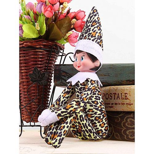 Kids Adults Unisex Toys Cute Plush Small Model Doll-Leopard Girl