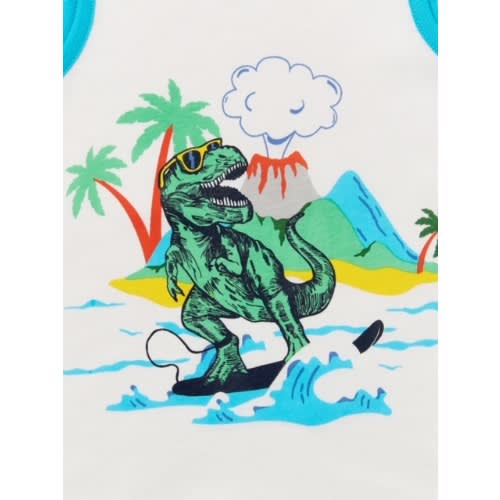 Baby & Toddler Boys Short Sleeve Shirt + Tank Top Set