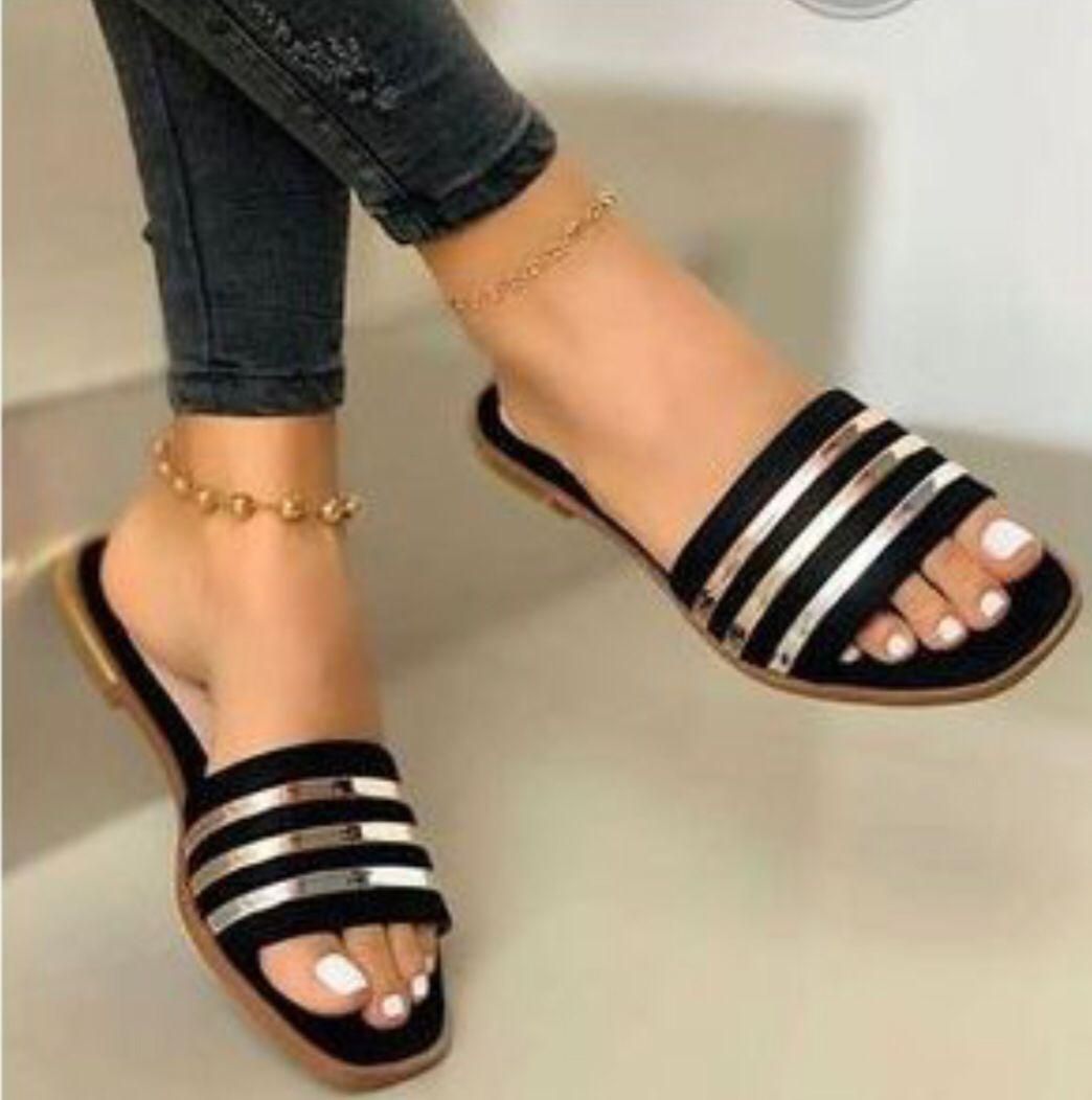 Elegant Ladies Latest Flat Slippers