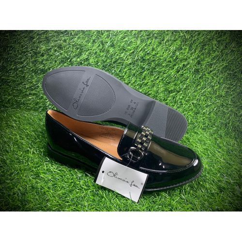 Corporate Ladies Loafers Shoe - Black