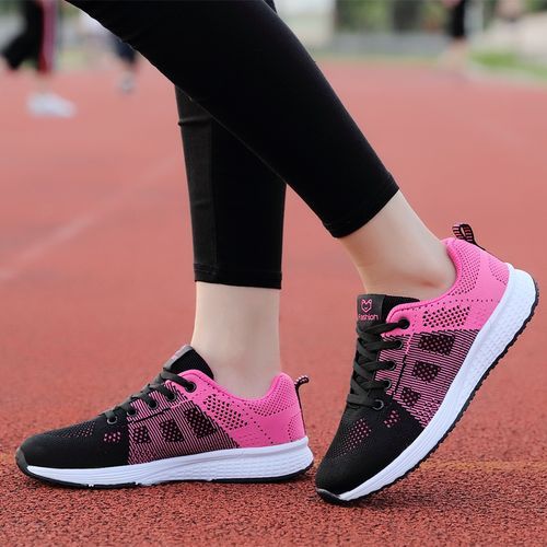 Womens Casual Shoes Female Running Sneaker-Red