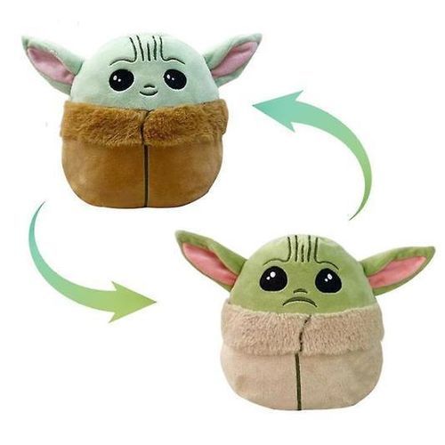 Plush Toybaby Yoda Reversible Plushie Toys Double Sided Flip Plush Toy