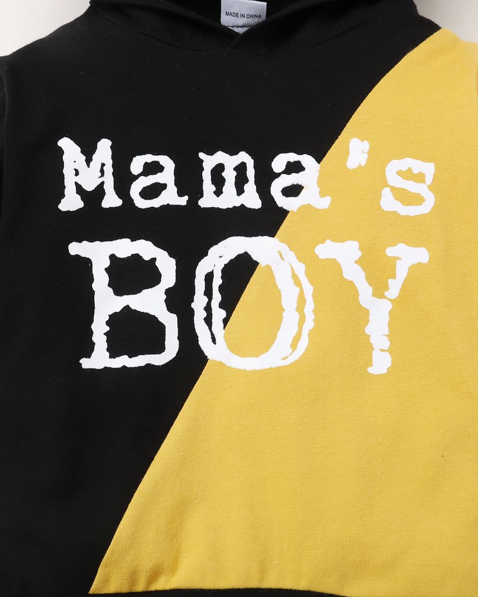 Child Boy Outfit Set Kid Boy Sport Style Clothing Hooded Top + Pant 2 Pcs Set