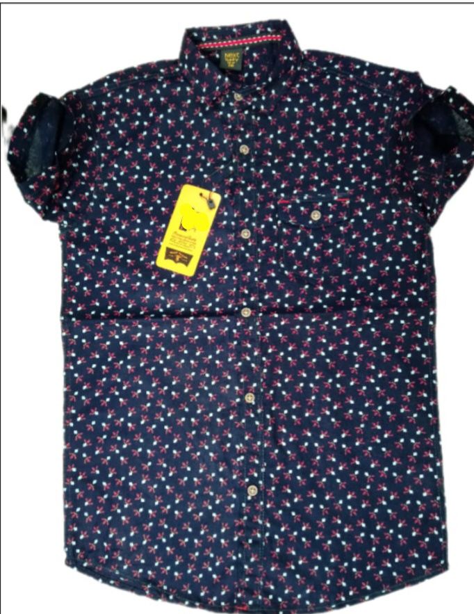 Baby Boys Floral Comfy Shirt
