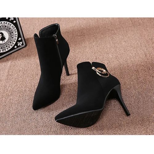 Women Lady Sexy High Heel Martin Boots Party Dress Work Booties Shoes