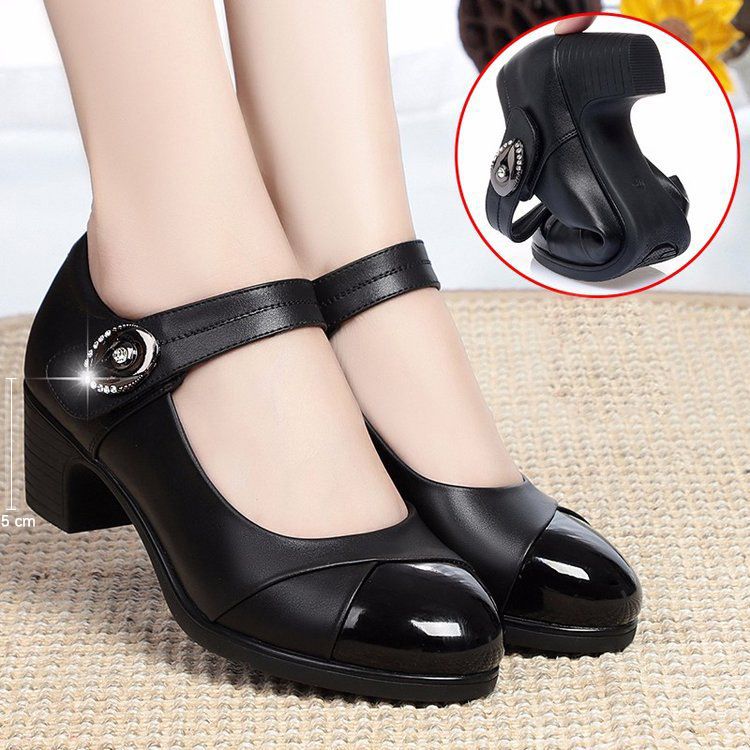 2022 Ladies Classic Fashion Casual Shoes Horseshoe Shoes - Black