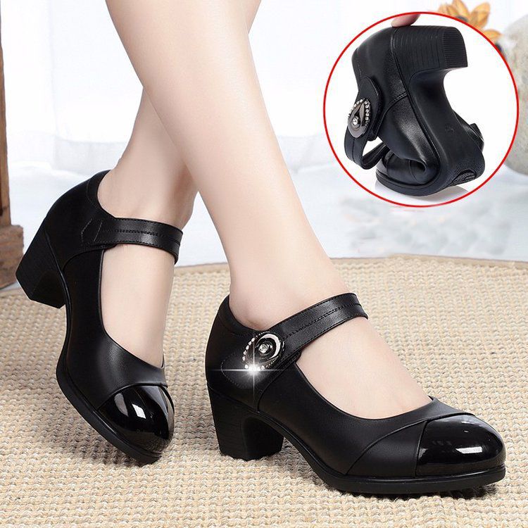 2022 Ladies Classic Fashion Casual Shoes Horseshoe Shoes - Black