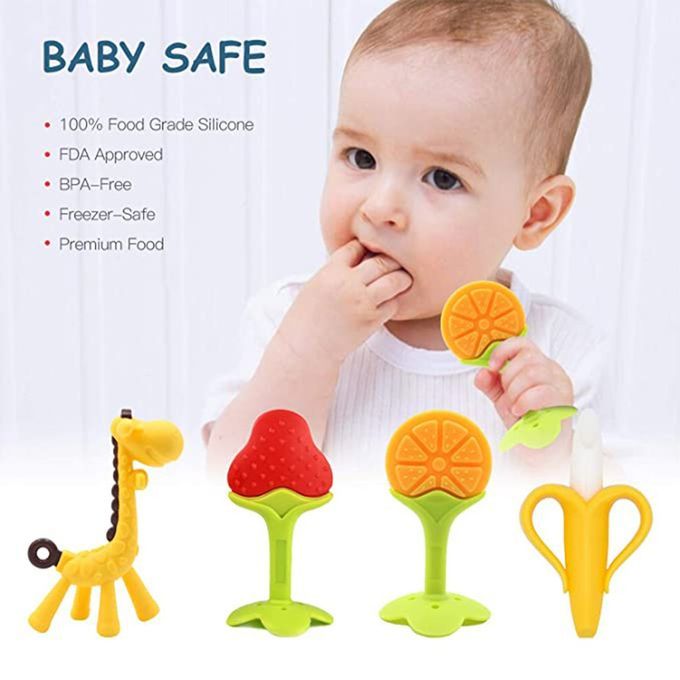 Banana Teether Teether Toy Baby Molar Sti K Baby Molar Milk Toothbrush-yellow
