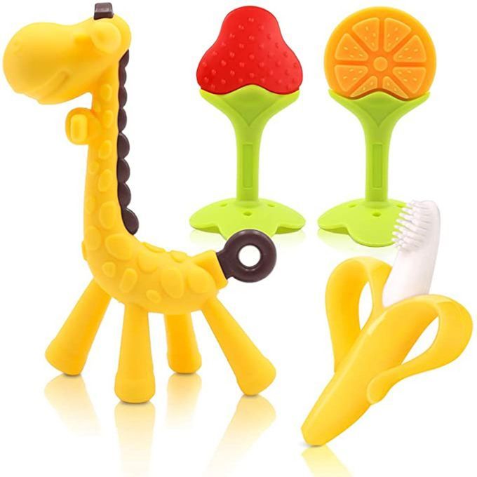 Banana Teether Teether Toy Baby Molar Sti K Baby Molar Milk Toothbrush-yellow