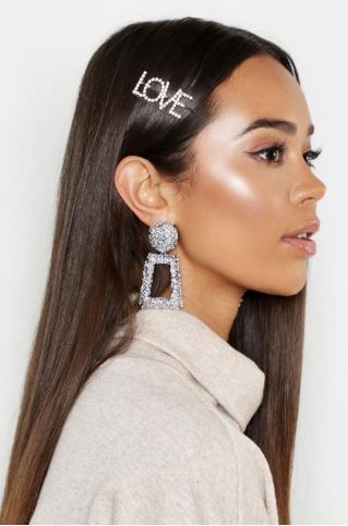 My Love Hair Pin Clips - Gold - 1piece