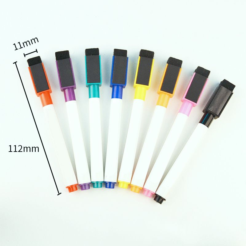 Yibai 8pcs Magnetic Whiteboard Pen Drawing And Rec