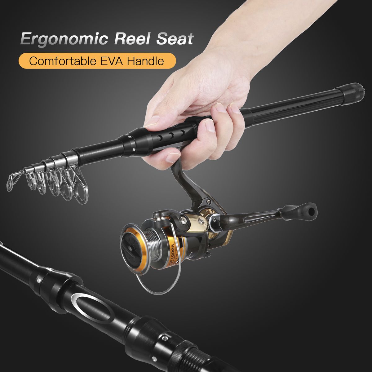 Fishing Rod And Reel Combos Telescopic Fishing Pole With