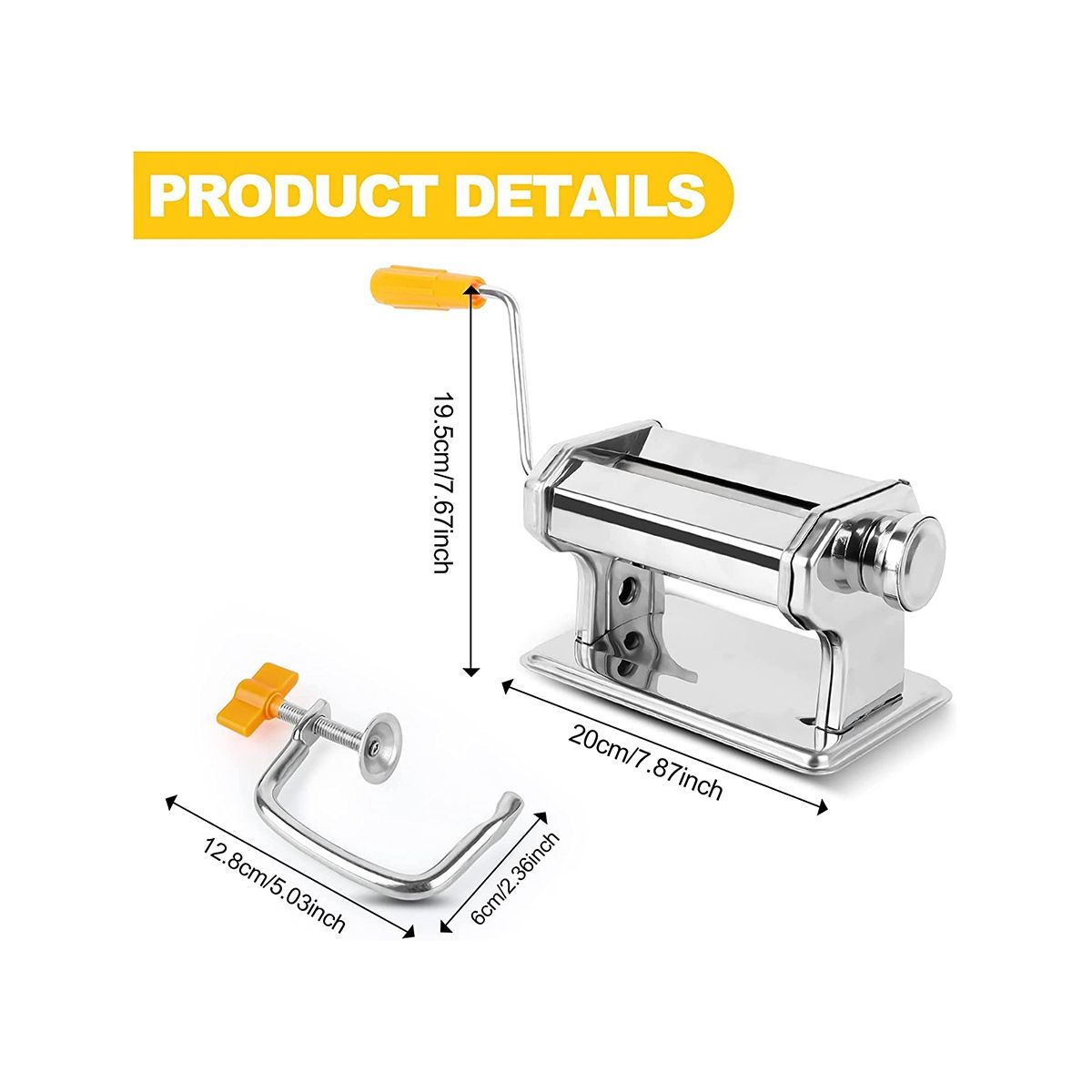 Polymer Clay Roller Machine Set Stainless Steel Polymer