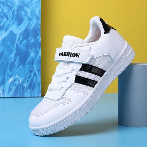Double Mesh Girl's Shoes Kids' White Shoes For Girl Size 26-37 White
