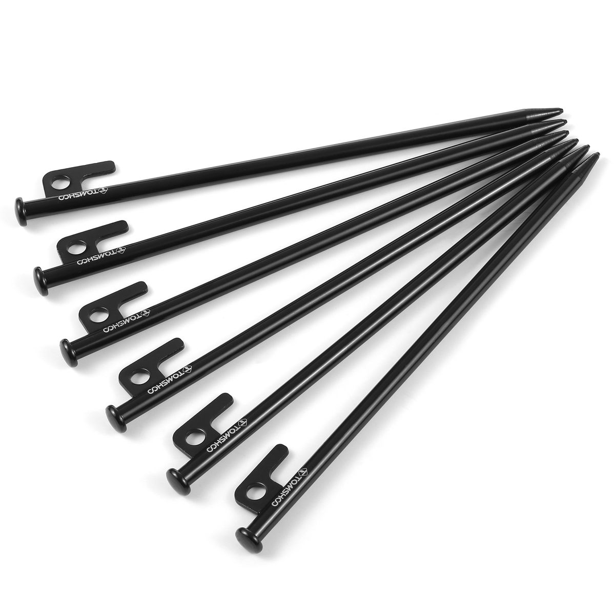 8 Inch /12 Inch Tent Pegs 6PCS Heavy Duty Steel 30cm