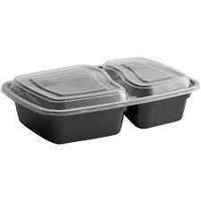 20pcs Two Sided Plastic Food Bowl +Cover & Microwaveable