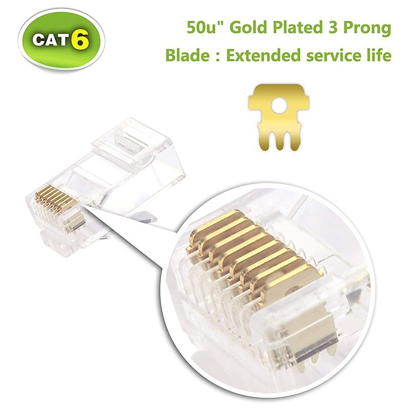 Ethernet RJ45 Pass Through Crimping Tool