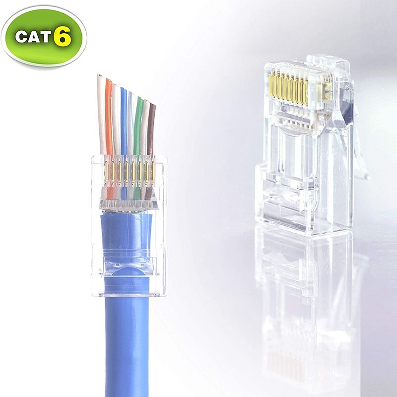 Ethernet RJ45 Pass Through Crimping Tool