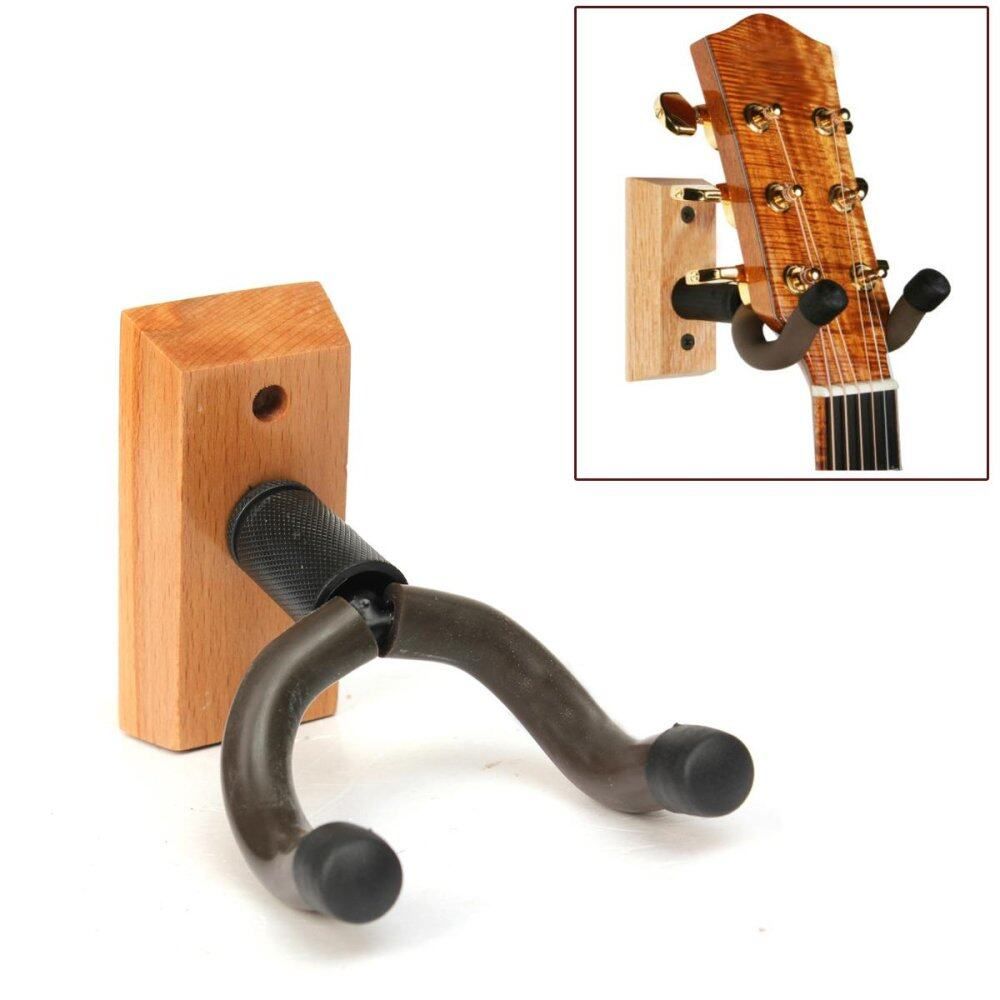 5 PCS Wooden Guitar Wall Hanger Stand Bracket For Wall Floor Fitting