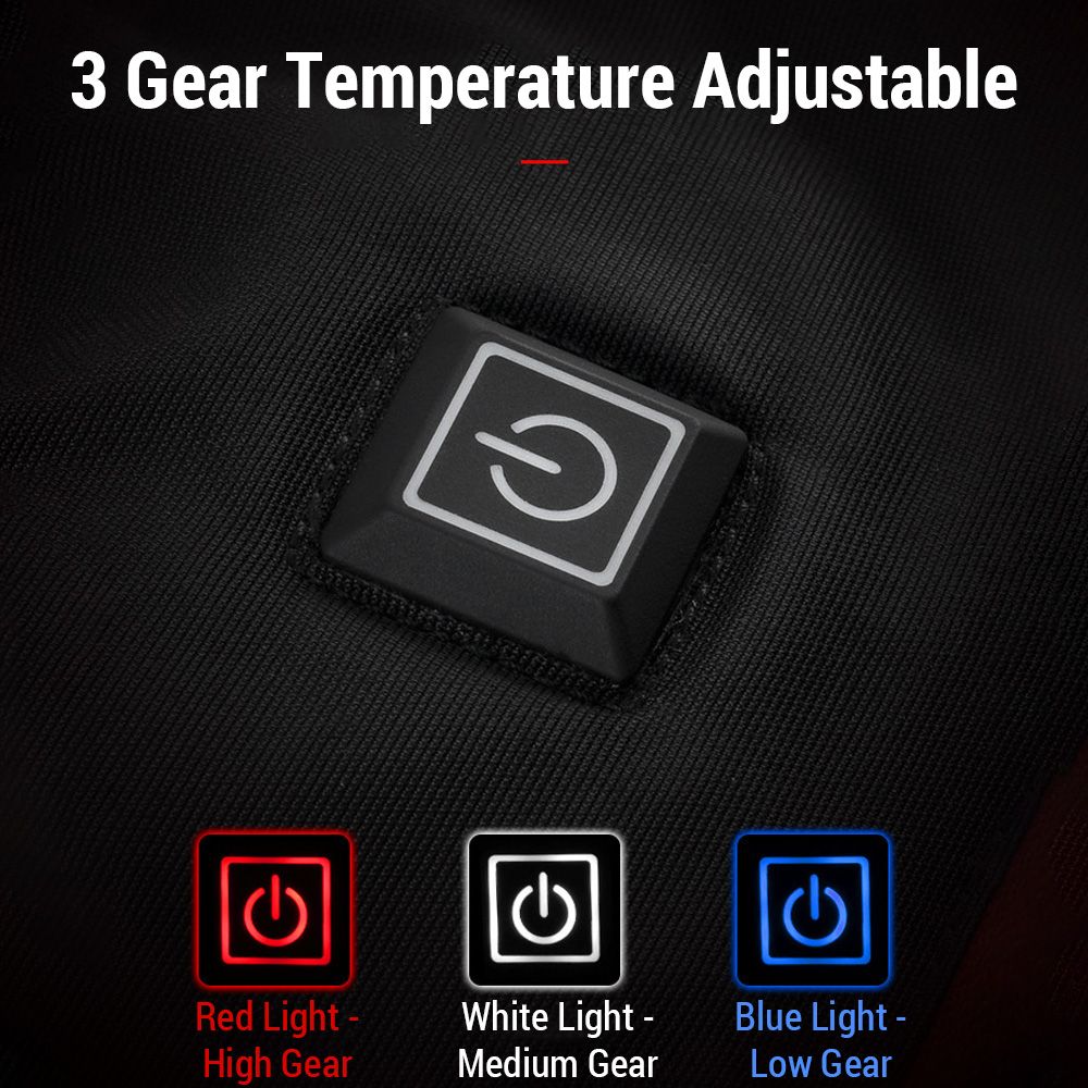 Winter Electric Heated  Waterproof 3-Gear Temperature