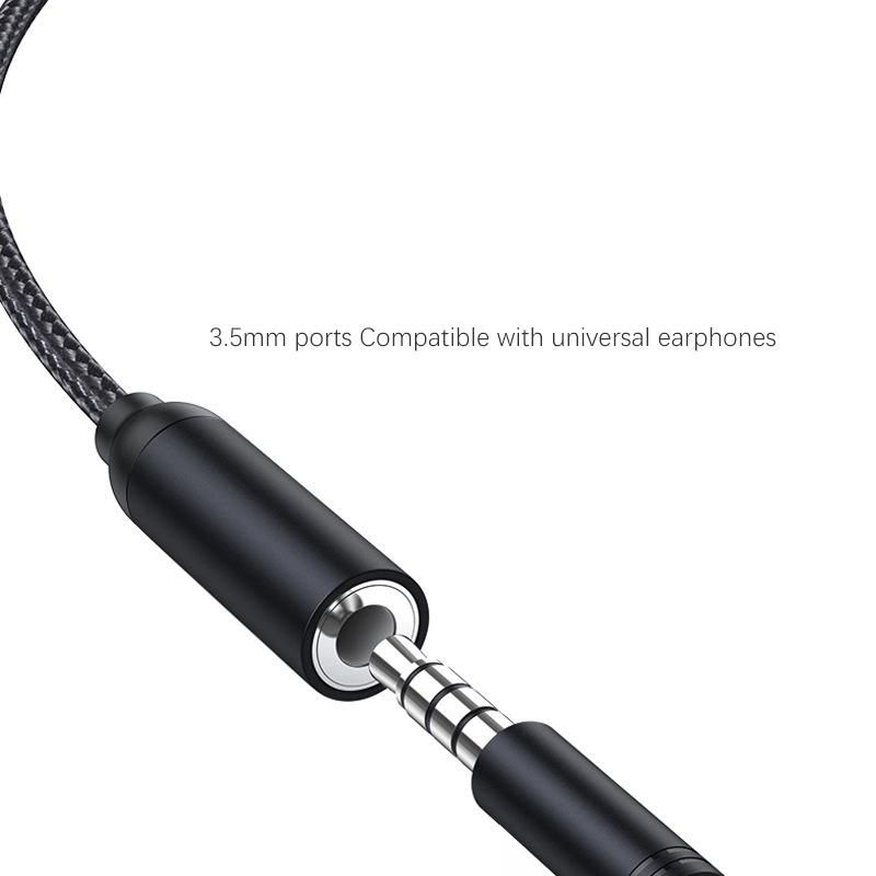 2-In-1 Type C to 3.5mm Headphone and Charger Adapter Charging Cable