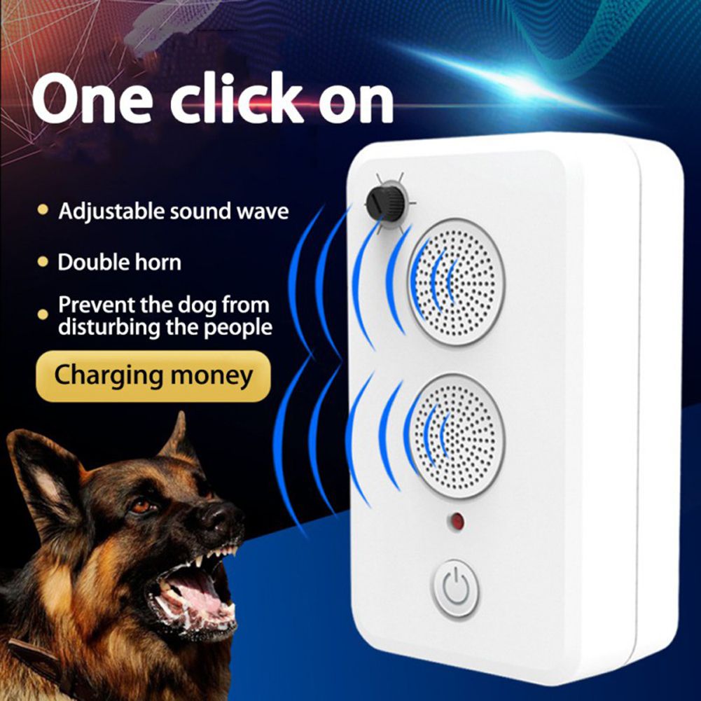 Ultrasonic Bark Stopper Anti Barking Device Outdoor Dog Repeller Shop Garage Anti-disturbing Anti-noise Puppy Barking Control