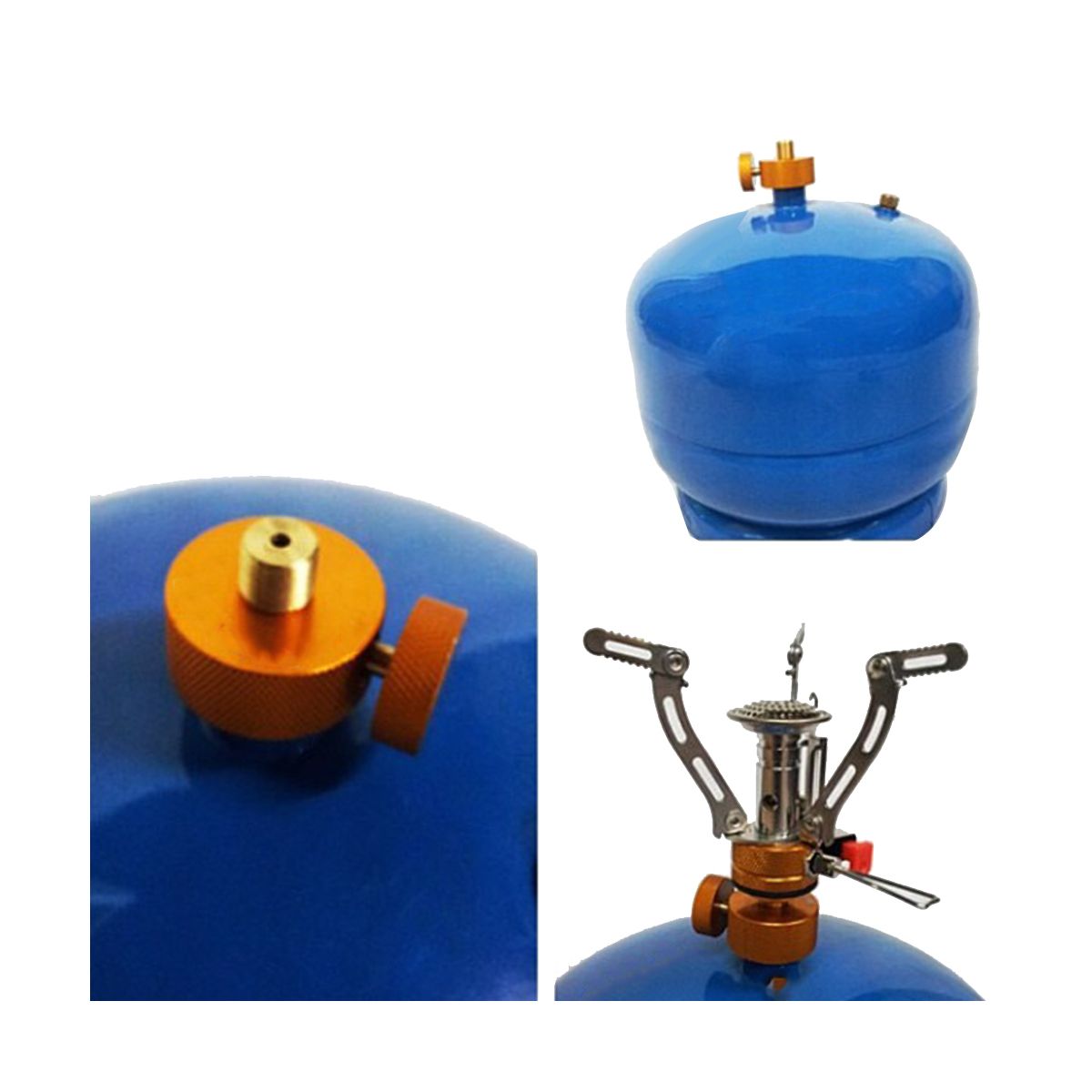Outdoor Camping Stove Adaptor Conversion Furnace Connector Split Type Filling Adapter